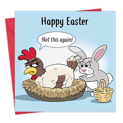 Lustige Osterkarte - Lustige Osterkarte Enkelin - Lustige Osterkarte Mama - Papa