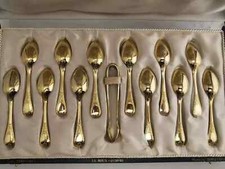 CHRISTOFLE et CARDEILHAC - Tea spoon set "BRIENNE" - Sterling Silver