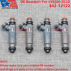 4Pcs Fuel Injectors For 1997-2003 Mazda Protege 1.5L 1.6L 842-12122 195500-3110 (For: Mazda Protege)