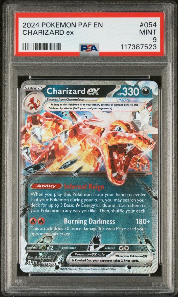 Charizard ex 054/091 SV: Paldean Fates Holo for sale online