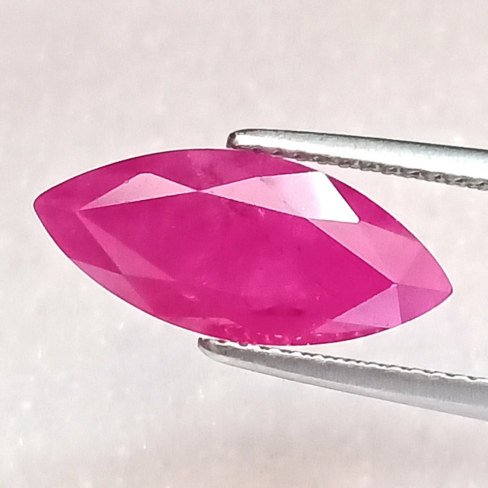 3.95 Cts.,Marquise Ruby,4 Carat Size,Mozambique Ruby,Ruby Marquise,Natural Ruby - Image 3 of 4