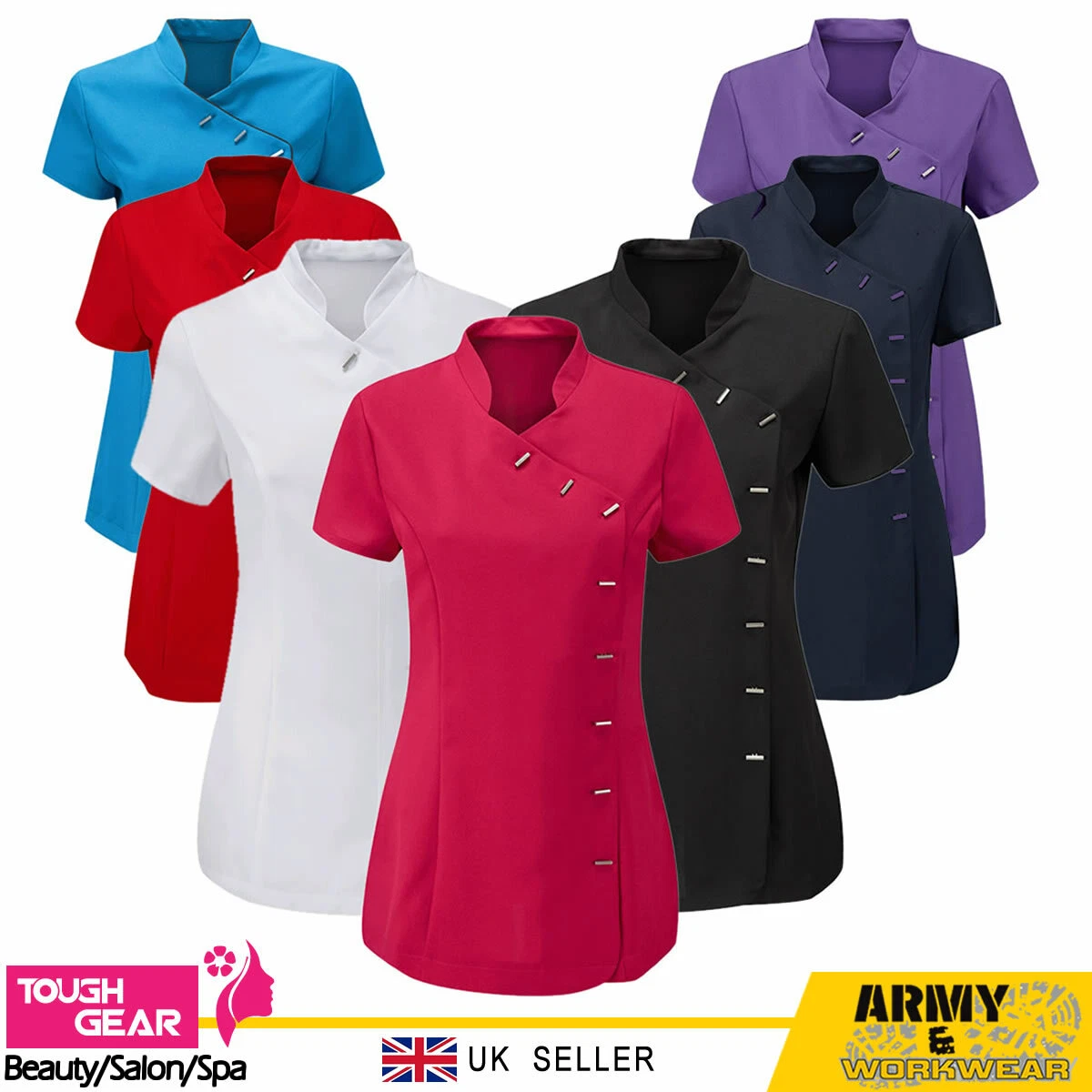 Ladies Beauty Tunic Hairdresser SPA Nail Salon Therapist Massaging