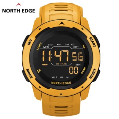 North Edge Digital Wasserdicht Schrittzähler Geschenk Männer und Frauen Smartwatch Fitness