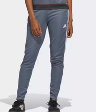 50 Adidas IB8479 Women's Tiro 23 Track/Soccer GREY/WHITE Training Pants XS