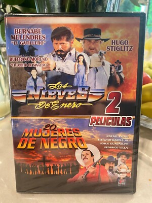 *DVD NUEVO* 2 Peliculas: LAS NIEVES DE ENERO & 20 MUJERES DE NEGRO free shipping