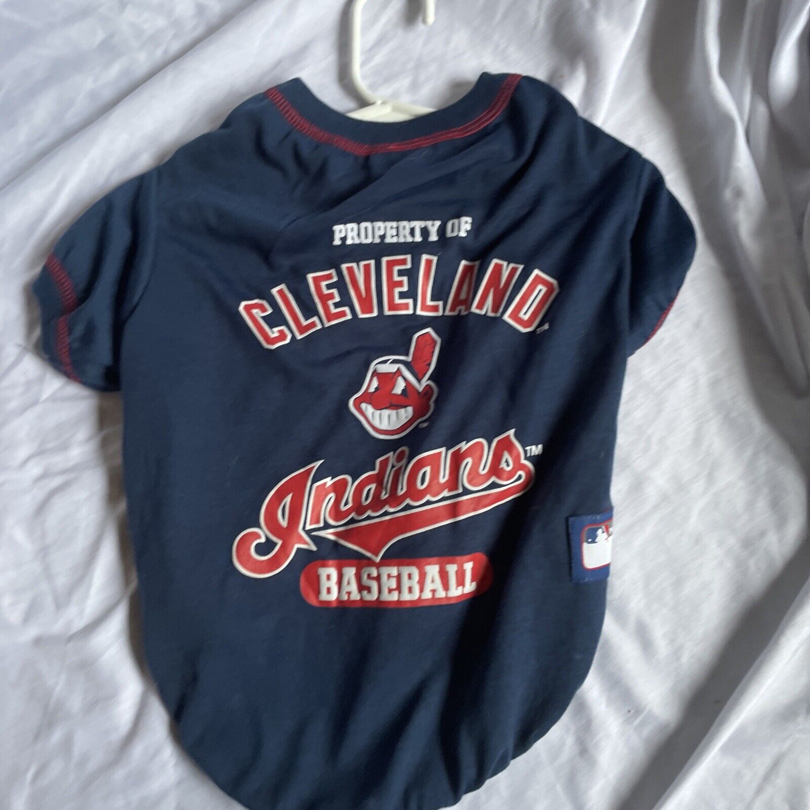 NWT Pets First Cleveland Indians Officially Licensed MLB Dog Jersey Medium