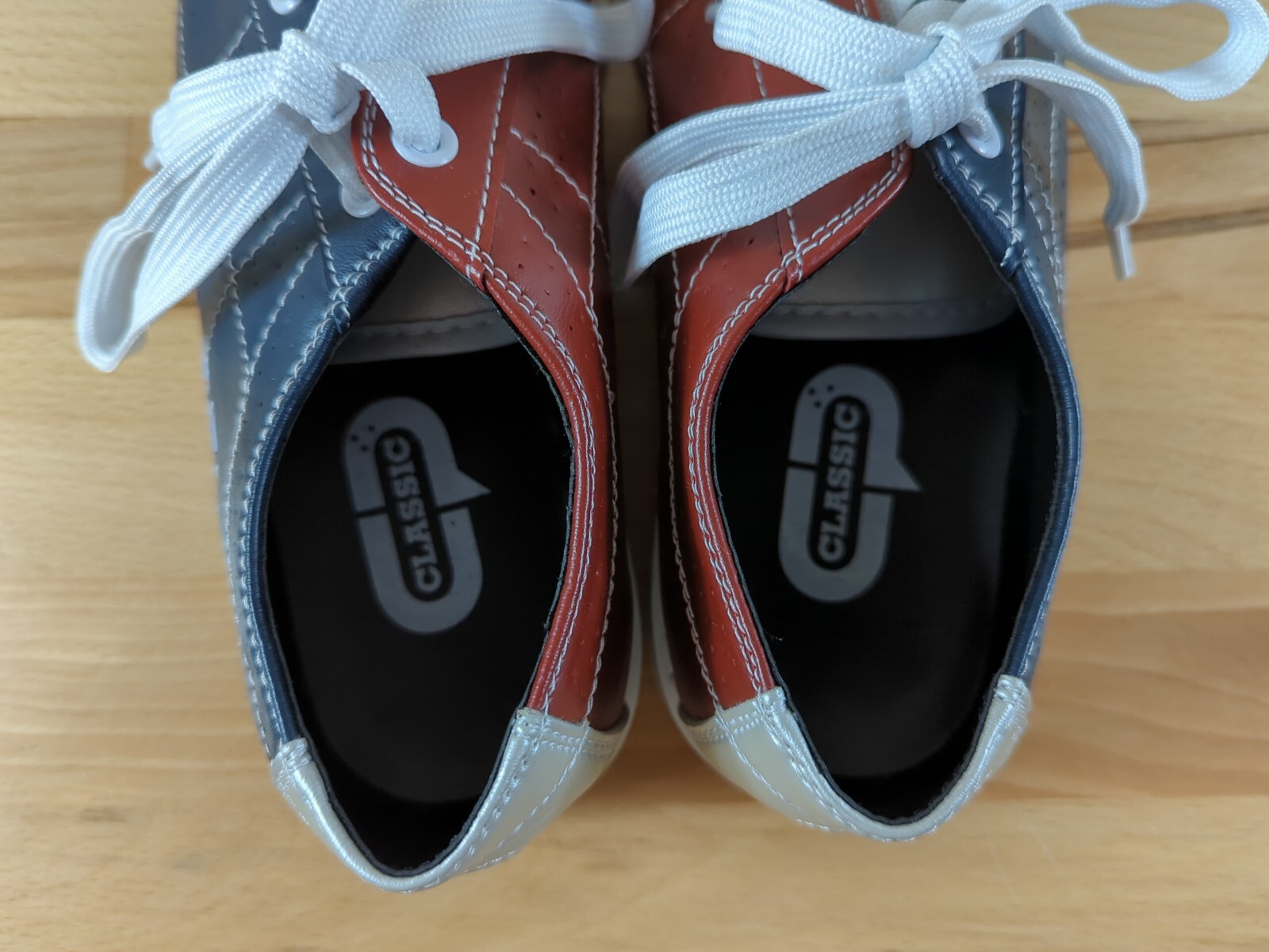 Classic Rental Bowling Shoes BlueRedSilver Size 8.5 Women's eBay