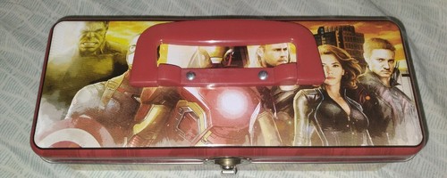 Marvel Avengers Age of Ultron Multi - Use Small Carry All Tin Storage Container - 第 1/2 張圖片