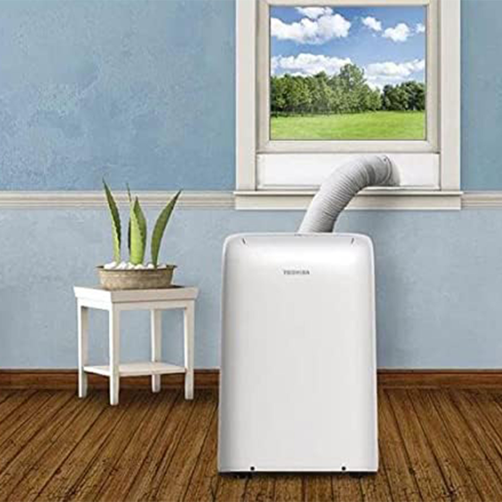 Toshiba 12000 BTU Portable Electric Cord Air Conditioner w/Handle 