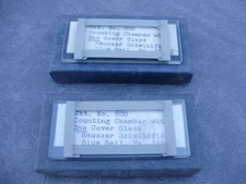 2 VINTAGE HAUSSER SCIENTIFIC 800 COUNTING CHAMBERS - NO GLASS COVERS