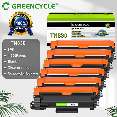 6PK TN830TN830XL Toner for Brother HL-L2480DW HL-L2865DW DCP-L2640DW DCP-L2647DW