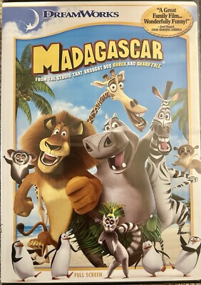 Madagascar (DVD, 2005) Brand New, Factory Sealed, Full Screen, DreamWorks