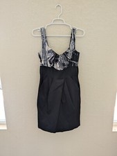 Vintage Y2K 00s Bodycon Club Dress with Pockets