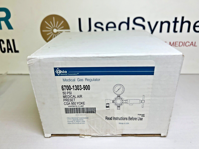 #ad #ad Ohio Medical 6700 1303 900 Medical Gas Regulator 50PSI YOKE $300.00