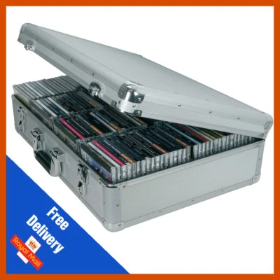 Citronic CDA120 Aluminium CD Flight Case Holds 120 CDs | 127.066