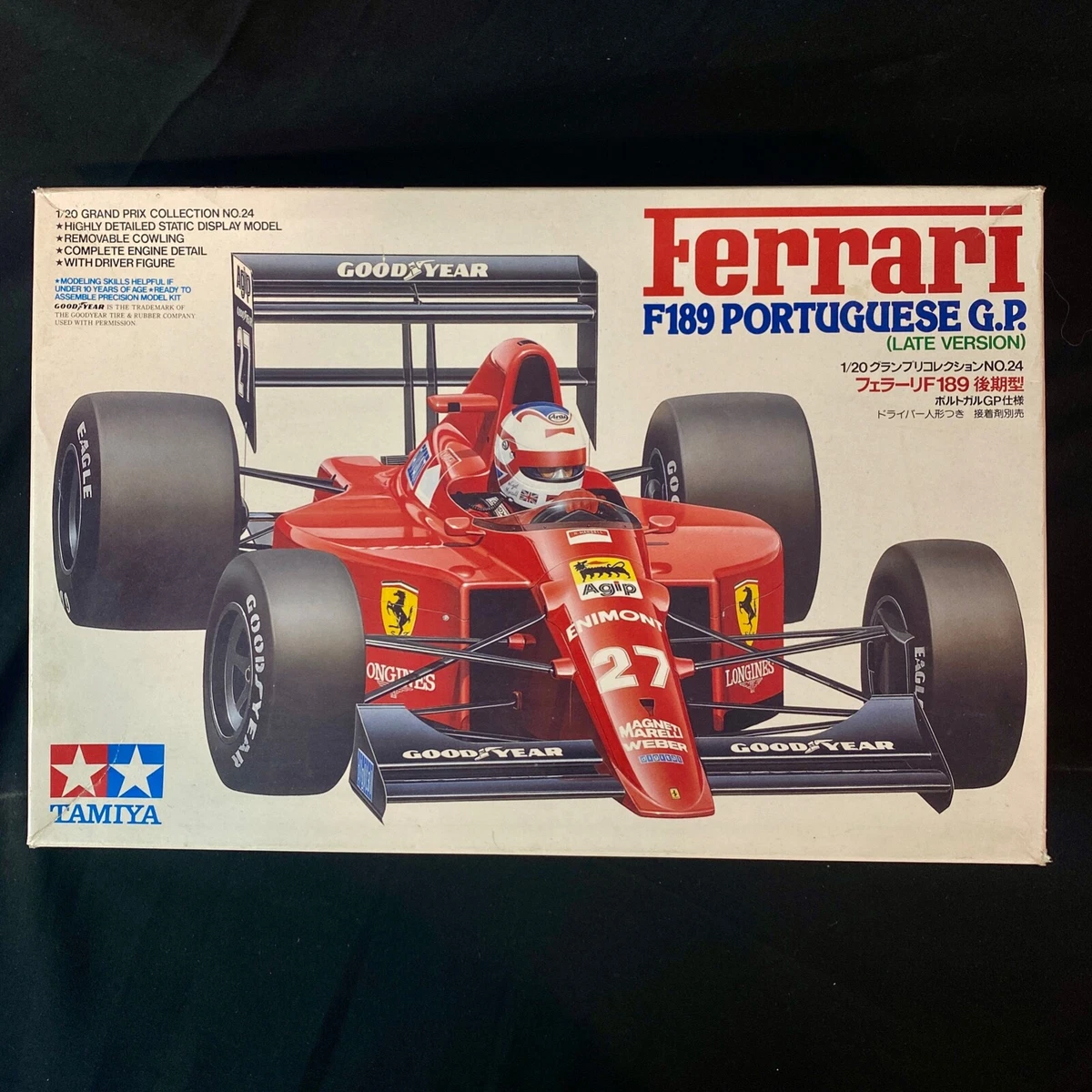 Rare kit Tamiya 1/20 Mode kit Ferrari F189 Late Portuguese GP from 