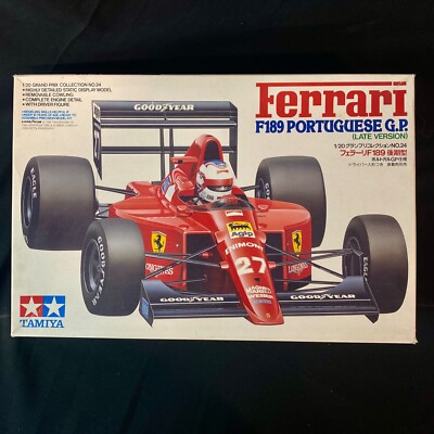 Rare kit Tamiya 1/20 Mode kit Ferrari F189 Late Portuguese