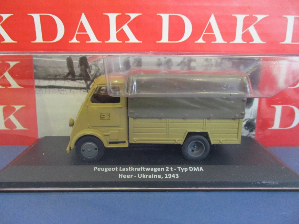 Die cast 1/43 Modellino Furgone Van Peugeot LFW 2 t Typ DMA Herr Ukraine 1943 - Immagine 4 di 4