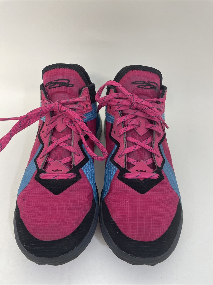 Nike Lebron XVIII 18 Low Fireberry Blue Black Mens Shoes