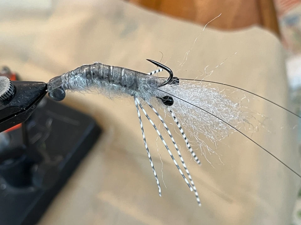 (QTY3) Greentail shrimp fly  striped bass bone  red fish salt water snook flies - Image 2 of 4