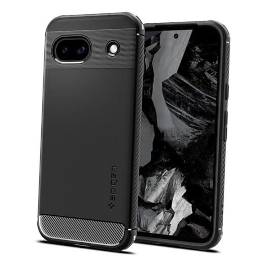 Rugged Armor Designed for Pixel 8a Case (2024) [Military-Grade Matte Black
