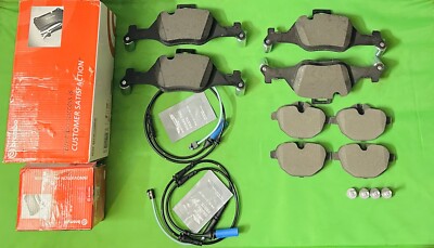 Brembo BMW 2017-2020 G30 530i 530xDrive 530e Front & Rear Brake Pads/Sensors
