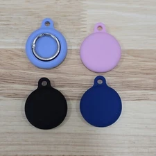 Airtag Holder Keychain Case for Apple Airtag 2021 Version GPS Tracker, 4 pack