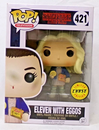 Funko Pop! Television Stranger Things 421 Eleven With Eggos Chase Vinyl Figure