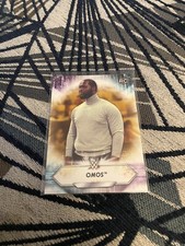 Omos 2021 Topps WWE Roster Card Base Rookie RC #124 WWE Raw Gold Background