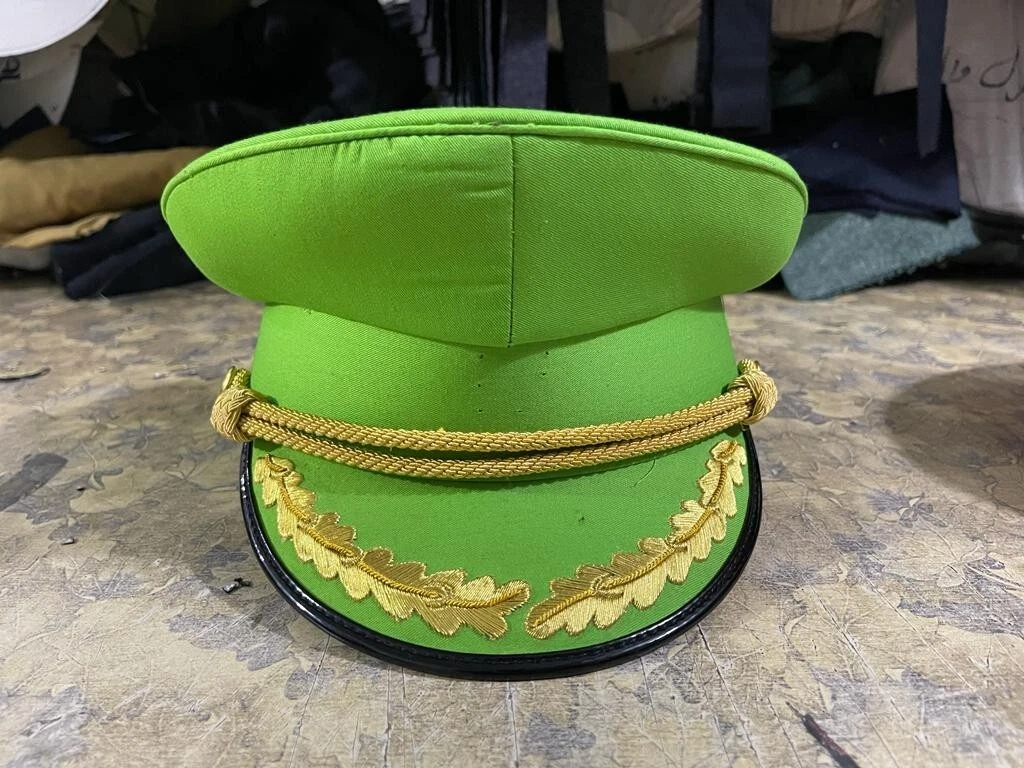 Custom Made Peaked Embroidery Military Officer Hat Cap eBay
