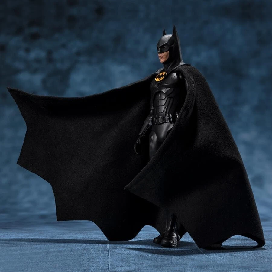 Figura Oficial Bandai S.H.Figuarts Batman (Michael Keaton) The Flash Nueva - Imagen 4 de 4