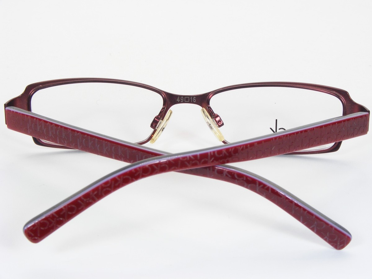 CALVIN KLEIN Eyeglasses Frames ONLY 49-17-130 red full rim rectangle 5118 604 Porsche Design Frame - P main image 2