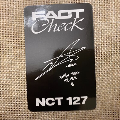 NCT MARK [Fact Check] Official Photocard, Chandelier Version / New