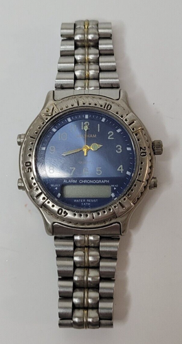 Waltham Quartz Alarm Chronograph XAW231 012 T480 Water Resistant Untested
