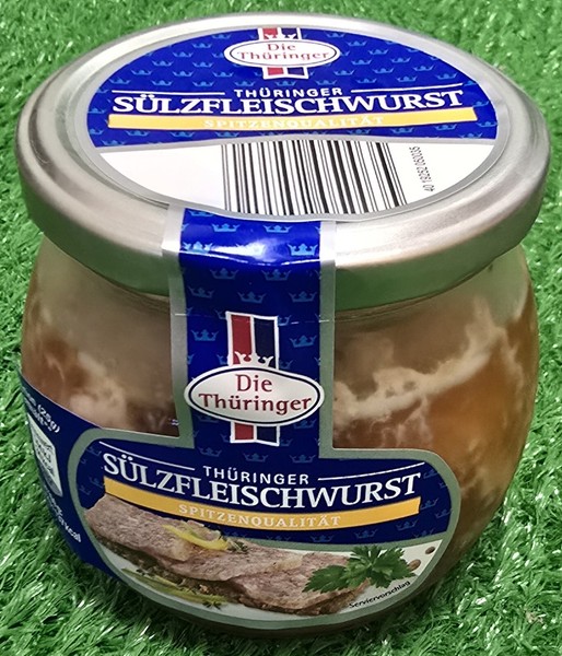 (15,97€/Kg) Die ThÜRinger SÜLzfleischwurst SpitzenqualitäT 300G Glas!!!!-image