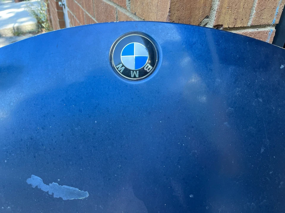 2008 Bmw 650i Hood Panel Bonnet - Blue - 152k Foto 3 de 4