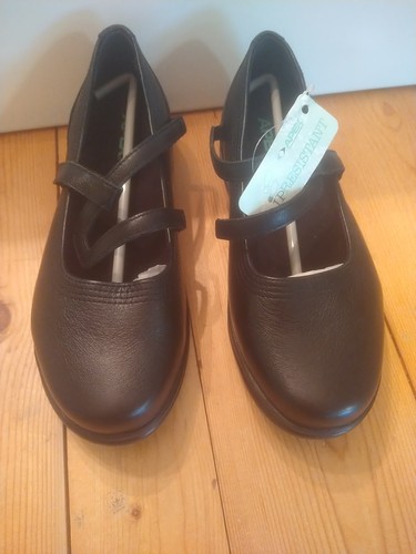 Scarpa Apex Diabetic donna Maryjane comoda misura 8,5 x larghezza antiscivolo A300W nera - Foto 7 di 10