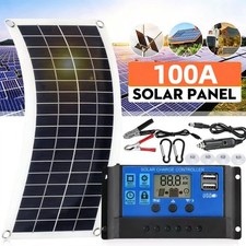300W Solarpanel 12V Solar Ladegerät Autobatterie Erhaltungsladegerät für …