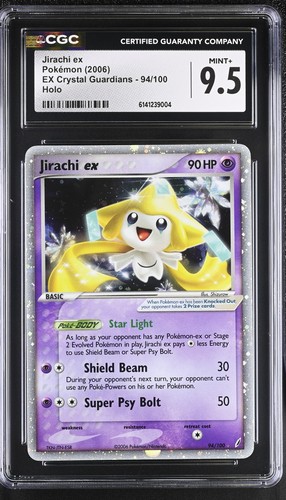 Jirachi ex graded CGC 9.5 for sale on eBay