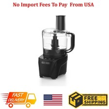 BLACK+DECKER Easy Assembly 8-Cup Food Processor, 850W, 2 Speeds + Pulse, Chop