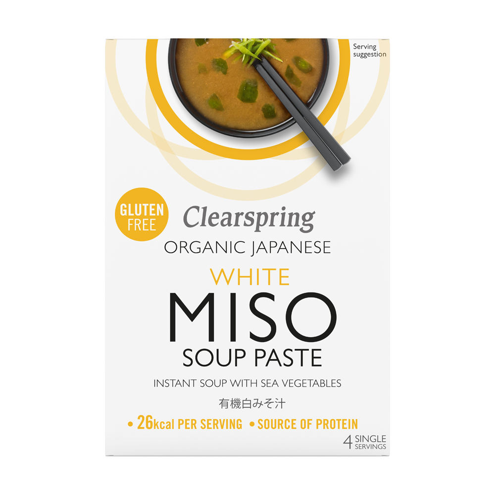 Clearspring White Miso Soup Paste 4x15g Sea Vegetables