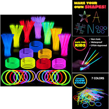 Neon Leuchtstäbe 20 3 cm Partydekoration 300 Stück