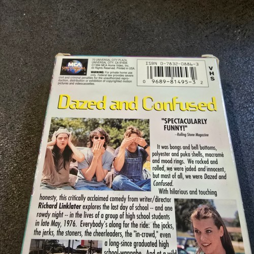 Dazed And Confused (1993) VHS Tape MCA Universal Matthew McConaughey - Picture 3 of 10