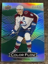 2024-25 Upper Deck Allure - Color Flow Cale Makar #CFL-15 Green Blue