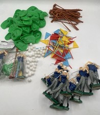 Vintage Wilton Plastic Golf Cake Cupcake Toppers Party Decoration Golfer Man