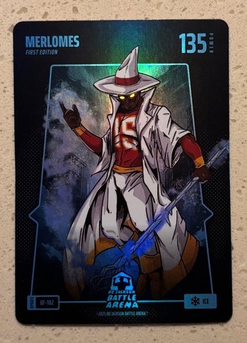 2025 Bo Jackson Battle Arena Alpha Update Battlefoil Merlomes Ice BF-182