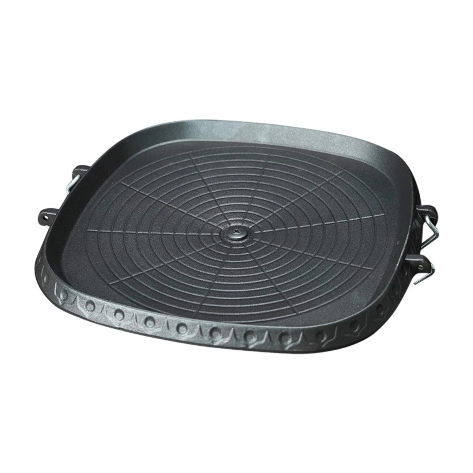 Korean Grilling Pan Frying Pan Portable Cooking Tool Kitchen Tool Barbecue Plate