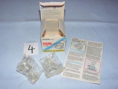NUK Flaschensauger 90er Jahre für Sammler Nr. 4