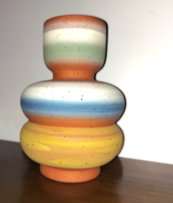 Three Hands Corp Vase Southwestern Colors