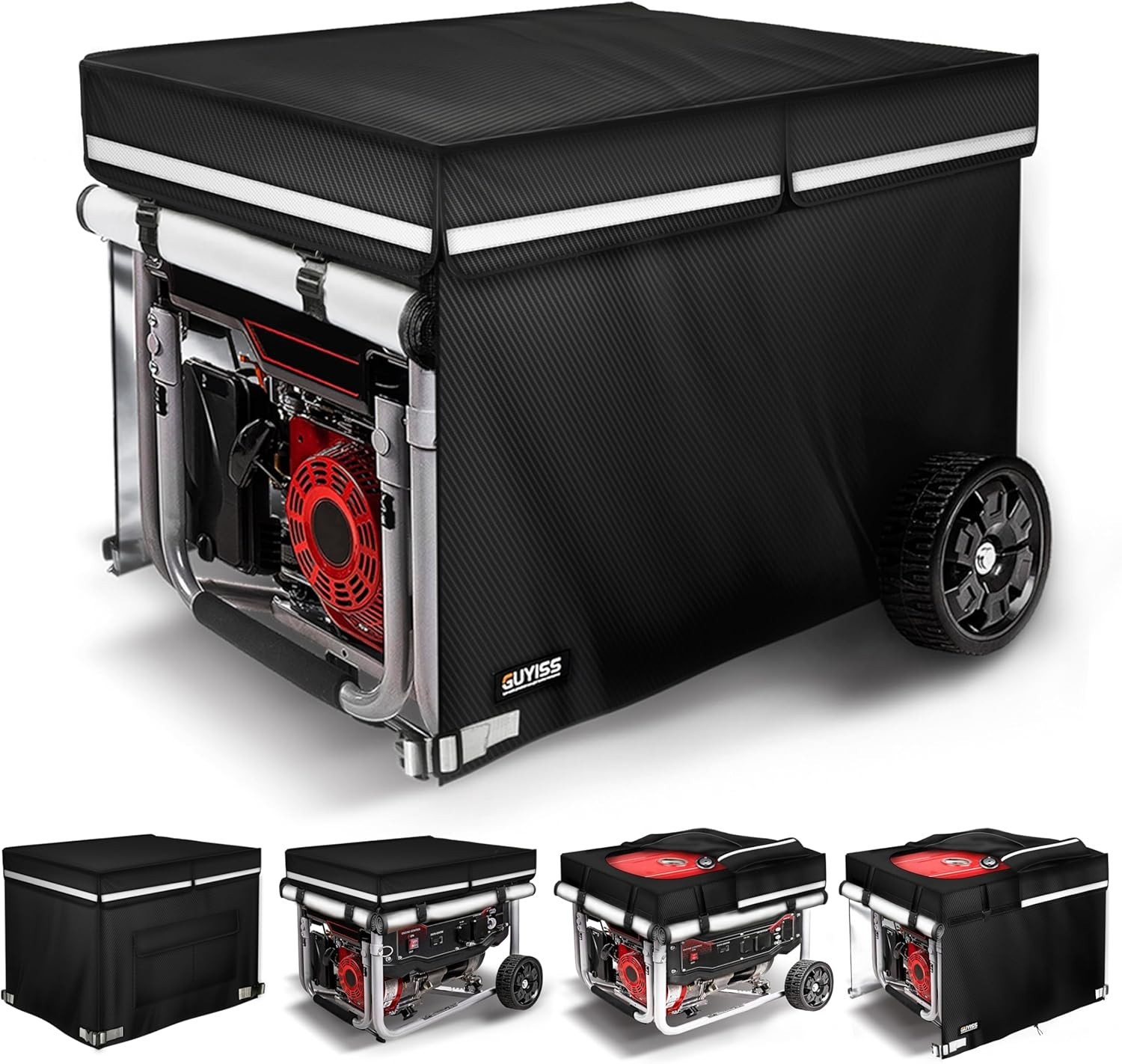 Generator Covers While Running, 32x24x24 inch Generator Cover, 900D+210D Heav...